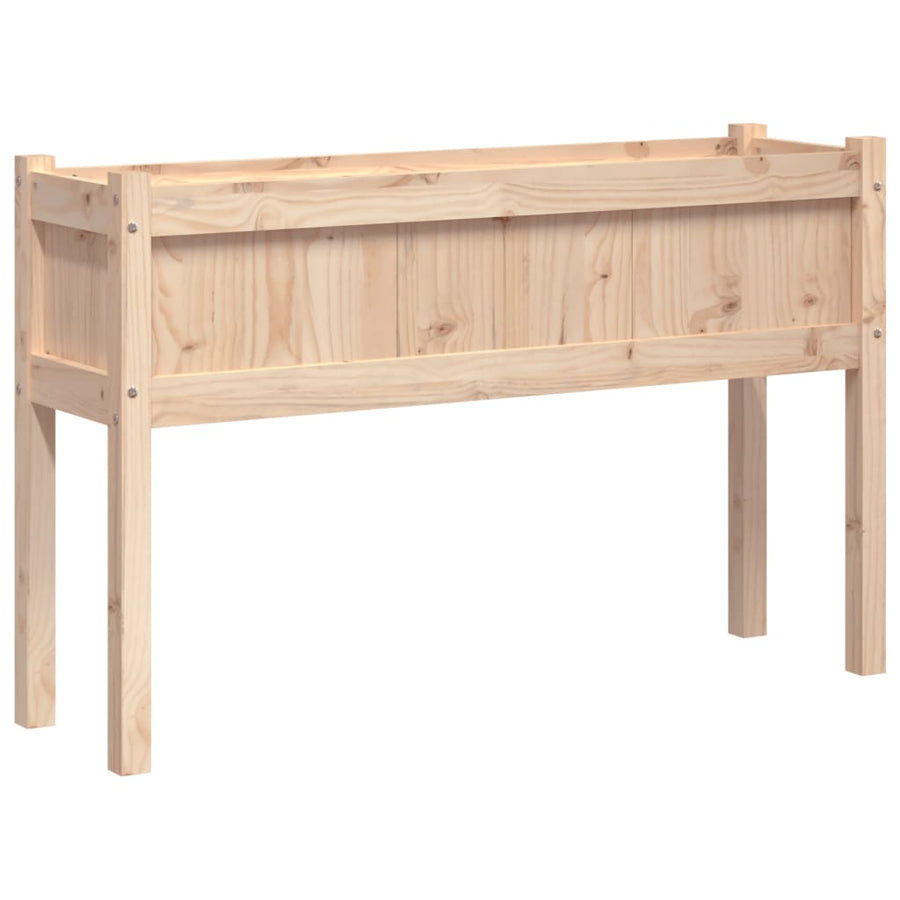 Plantenbak Met Poten 0X3X70 Cm Massief Grenenhout 1 Natuurlijk grenenhout