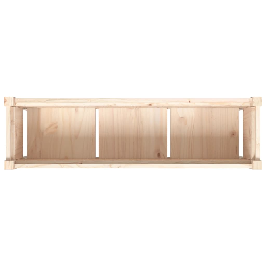 Plantenbak Met Poten 0X3X70 Cm Massief Grenenhout 1 Natuurlijk grenenhout