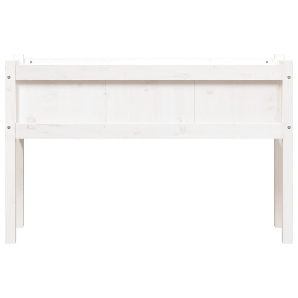 Plantenbak Met Poten 0X3X70 Cm Massief Grenenhout Wit 1 Wit grenenhout