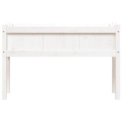 Plantenbak Met Poten 0X3X70 Cm Massief Grenenhout Wit 1 Wit grenenhout