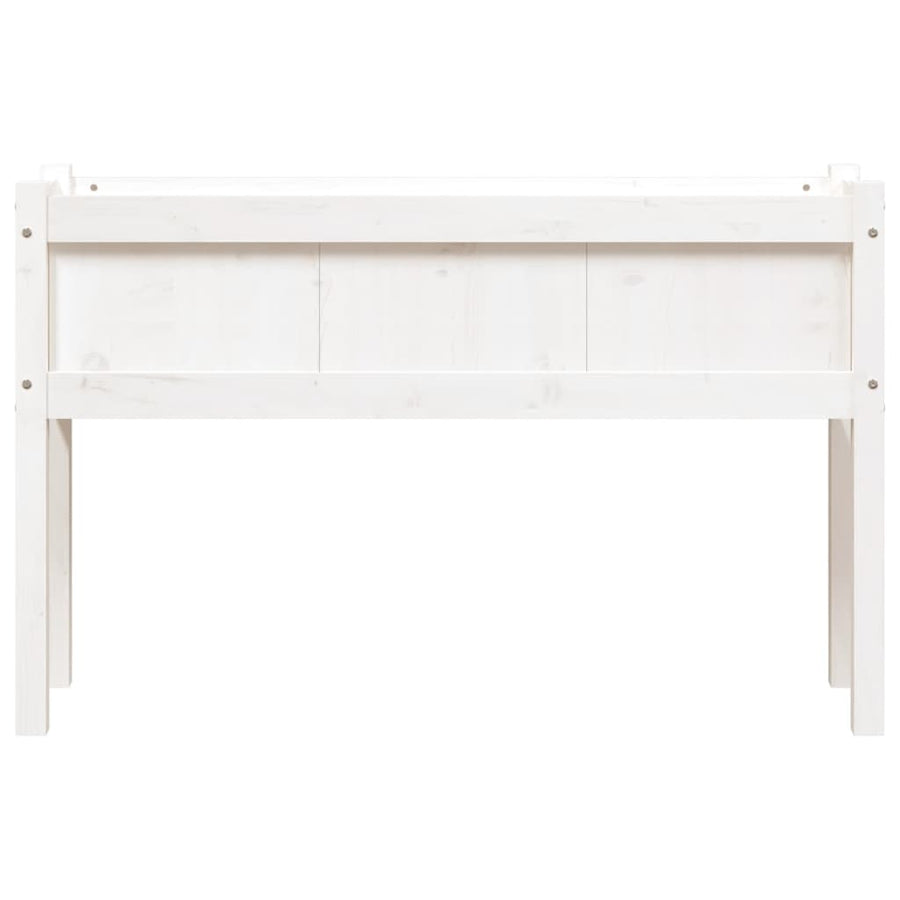 Plantenbak Met Poten 0X3X70 Cm Massief Grenenhout Wit 1 Wit grenenhout