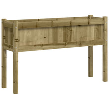 Plantenbak Met Poten 0X3X70 Cm Geïmpregneerd Grenenhout 1 Naturel geïmpregneerd