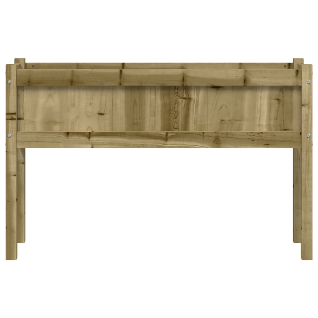 Plantenbak Met Poten 0X3X70 Cm Geïmpregneerd Grenenhout 1 Naturel geïmpregneerd