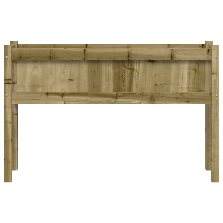 Plantenbak Met Poten 0X3X70 Cm Geïmpregneerd Grenenhout 1 Naturel geïmpregneerd