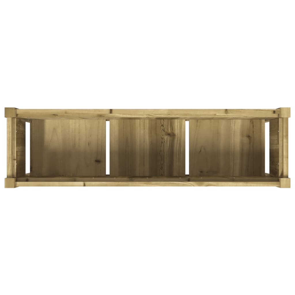 Plantenbak Met Poten 0X3X70 Cm Geïmpregneerd Grenenhout 1 Naturel geïmpregneerd