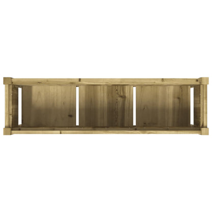 Plantenbak Met Poten 0X3X70 Cm Geïmpregneerd Grenenhout 1 Naturel geïmpregneerd