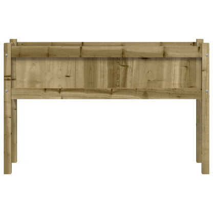 Plantenbakken Met Poten Cm Geïmpregneerd Hout 2 Naturel geïmpregneerd