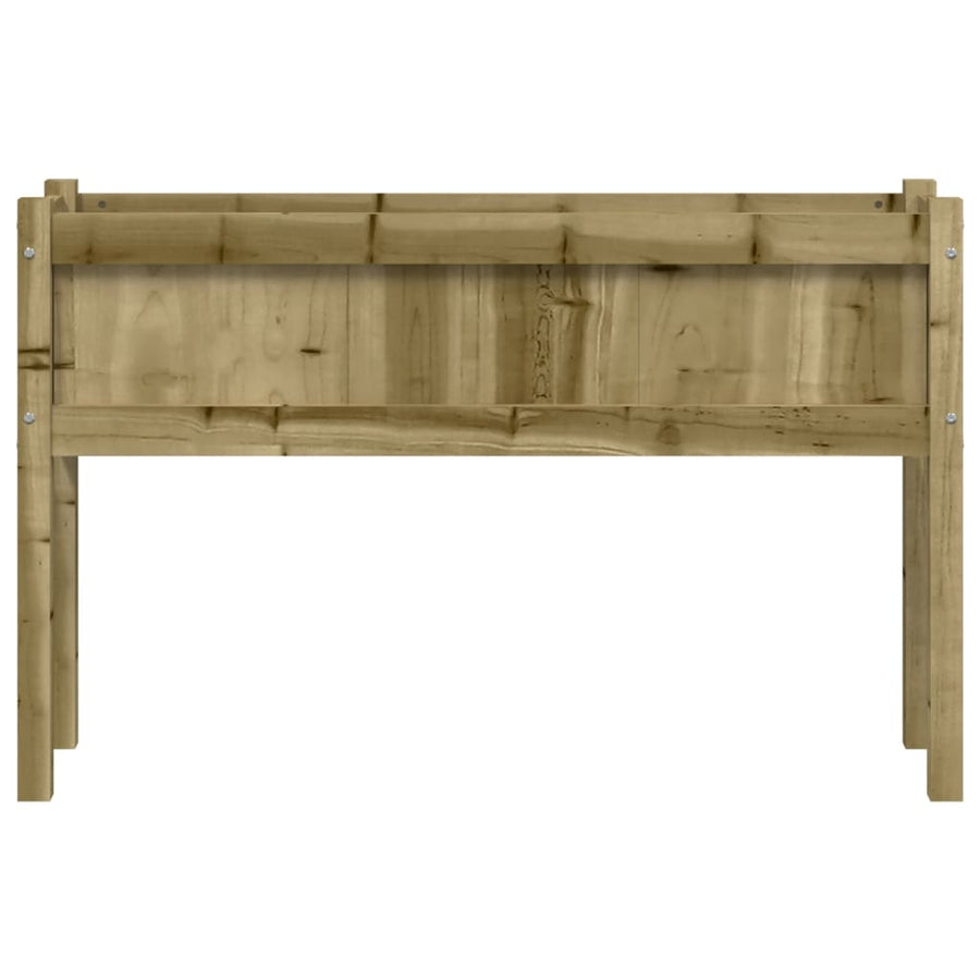 Plantenbakken Met Poten Cm Geïmpregneerd Hout 2 Naturel geïmpregneerd