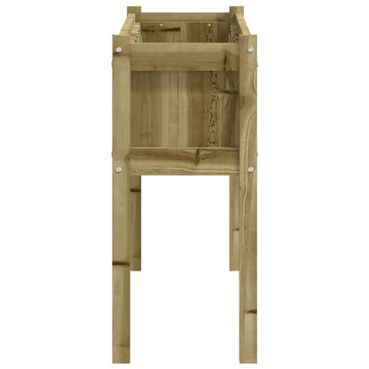 Plantenbakken Met Poten Cm Geïmpregneerd Hout 2 Naturel geïmpregneerd