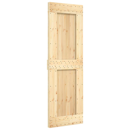 Schuifdeur Met Beslag 70X210 Cm Massief Grenenhout