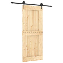 Schuifdeur Met Beslag 85X210 Cm Massief Grenenhout