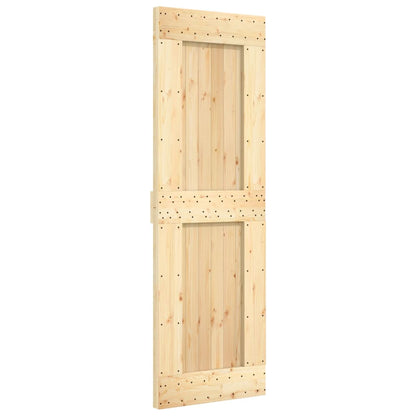 Schuifdeur Met Beslag 70X210 Cm Massief Grenenhout