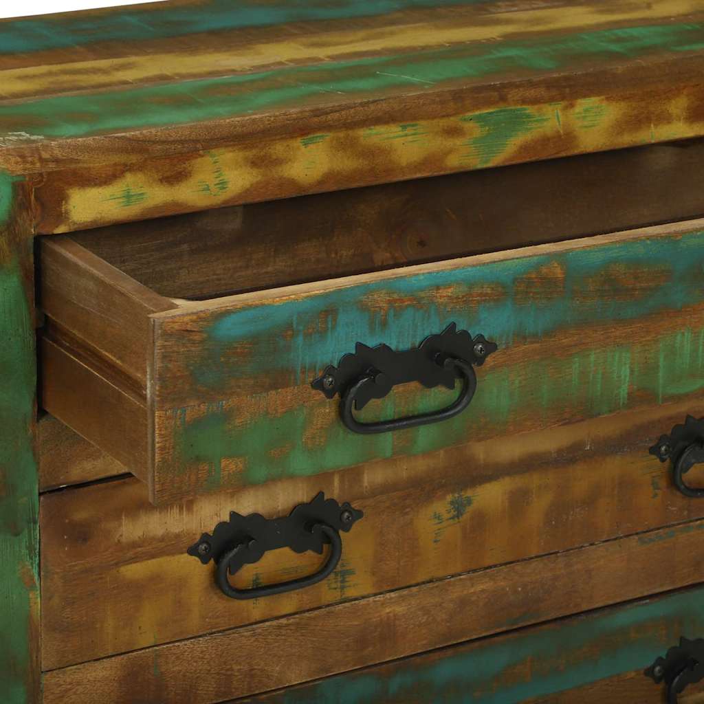 Dressoir met lade Bruin 80 x 30 x 65 cm Massief Gerecycled Hout