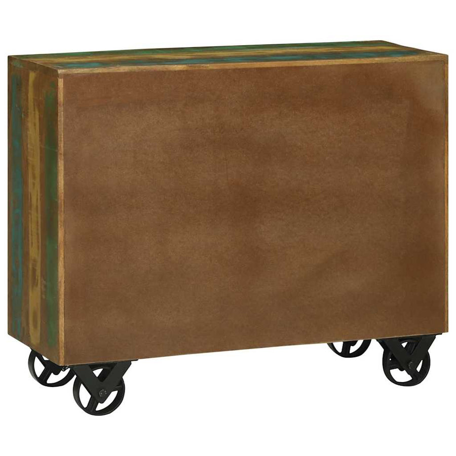 Dressoir met lade Bruin 80 x 30 x 65 cm Massief Gerecycled Hout