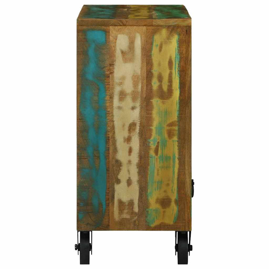 Dressoir met lade Bruin 80 x 30 x 65 cm Massief Gerecycled Hout