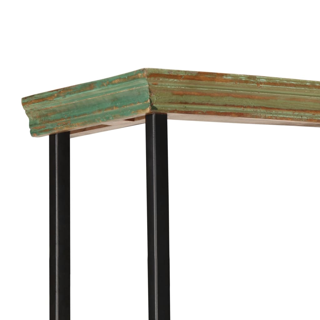 Hoge Kast 55X30X180 Cm Massief Gerecycled Hout