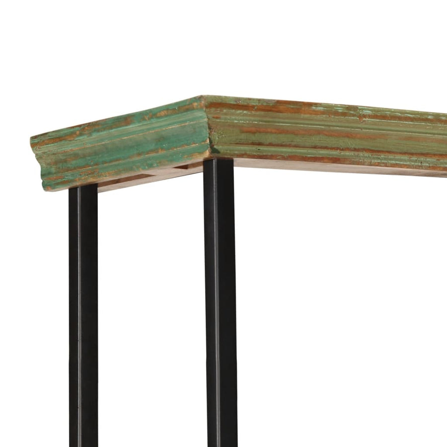 Hoge Kast 55X30X180 Cm Massief Gerecycled Hout