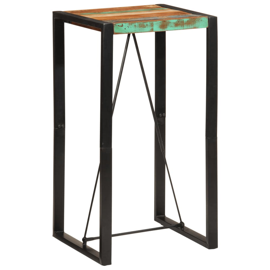 Bartafel Massief Gerecycled Hout 60 x 55 x 110 cm