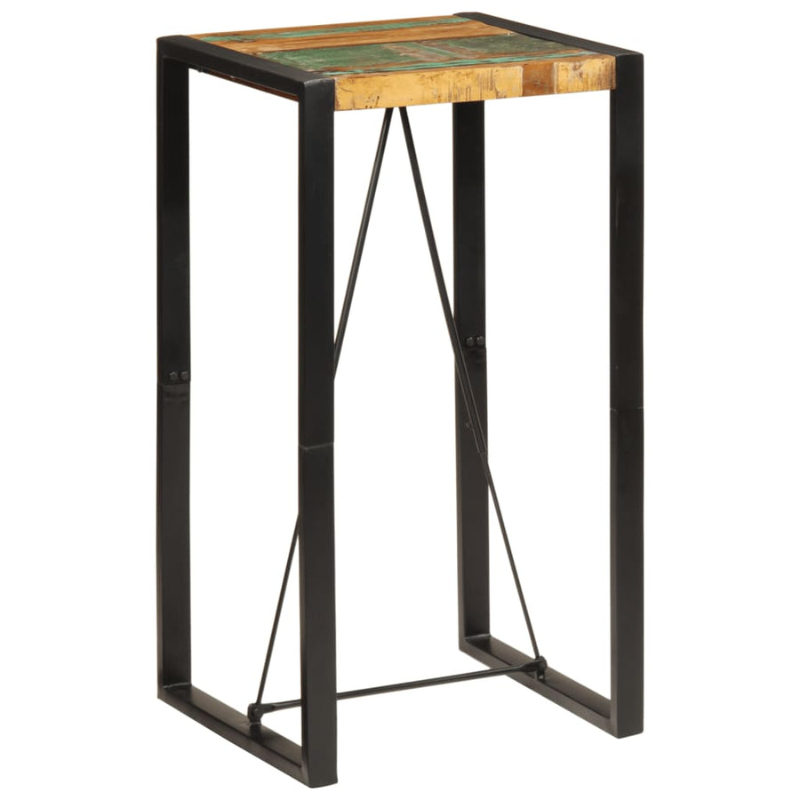 Bartafel Massief Gerecycled Hout 60 x 55 x 110 cm