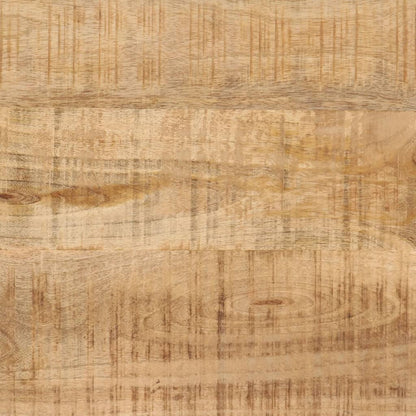 Badkamerkast 40x27x90 cm massief mangohout en ijzer