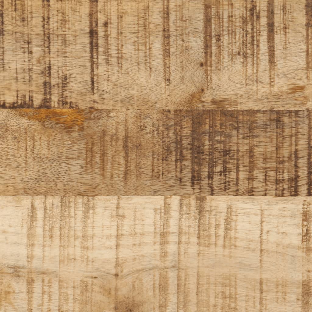 Badkamerkast 40x30x50 cm massief mangohout en ijzer
