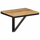 Wandschap 40x30x32 cm massief mangohout ijzer