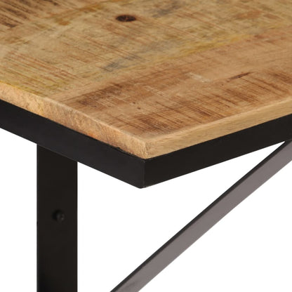 Wandschap 40X30X32 Cm Massief Mangohout En Ijzer