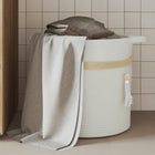 Opbergmand katoen Ø 38x36 cm wit
