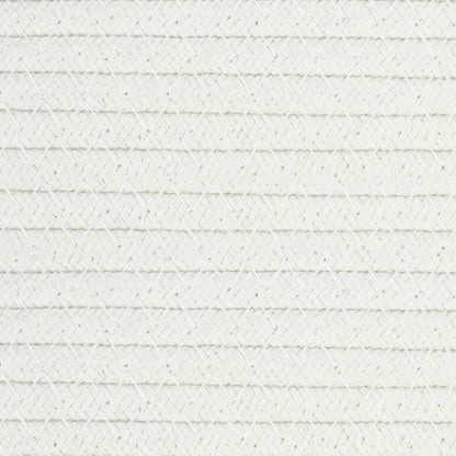 Opbergmand Ø Katoen 38 x 46 cm Grijs en wit