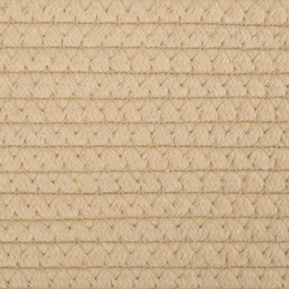 Opbergmand Ø Katoen En Wit 51 x 33 cm Beige