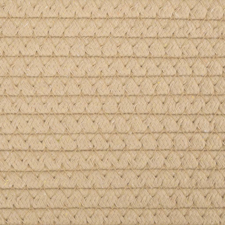 Opbergmand Ø Katoen En Wit 51 x 33 cm Beige