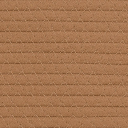 Opbergmand Ø 49X65 Cm Katoen En Wit Bruin