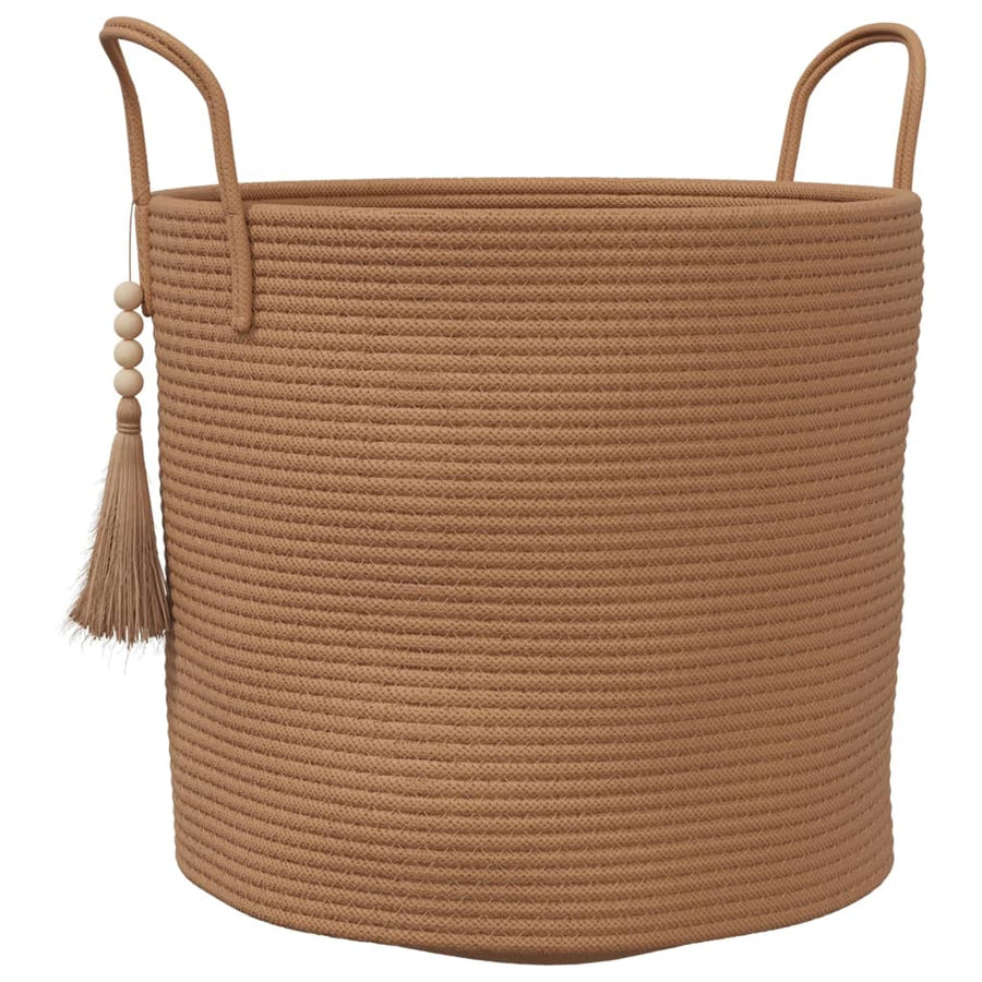 Opbergmand Ø 40X35 Cm Katoen Bruin