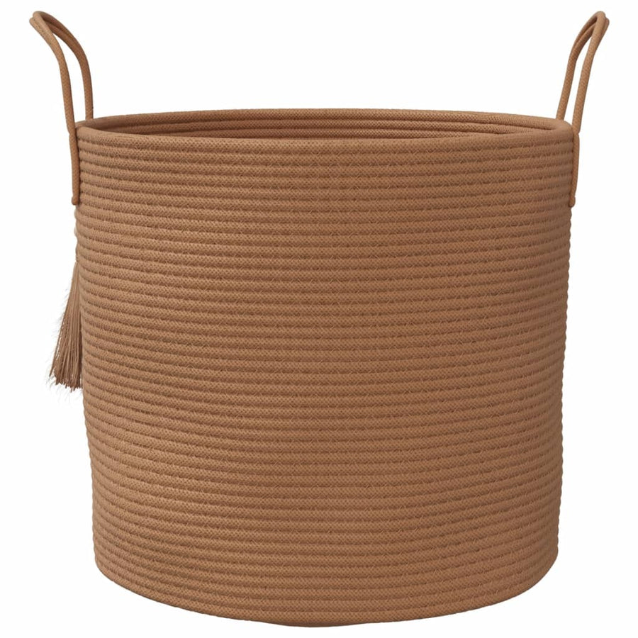 Opbergmand Ø 40X35 Cm Katoen Bruin