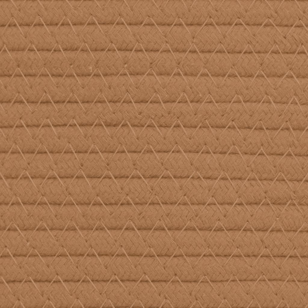 Opbergmand Ø 40X35 Cm Katoen Bruin