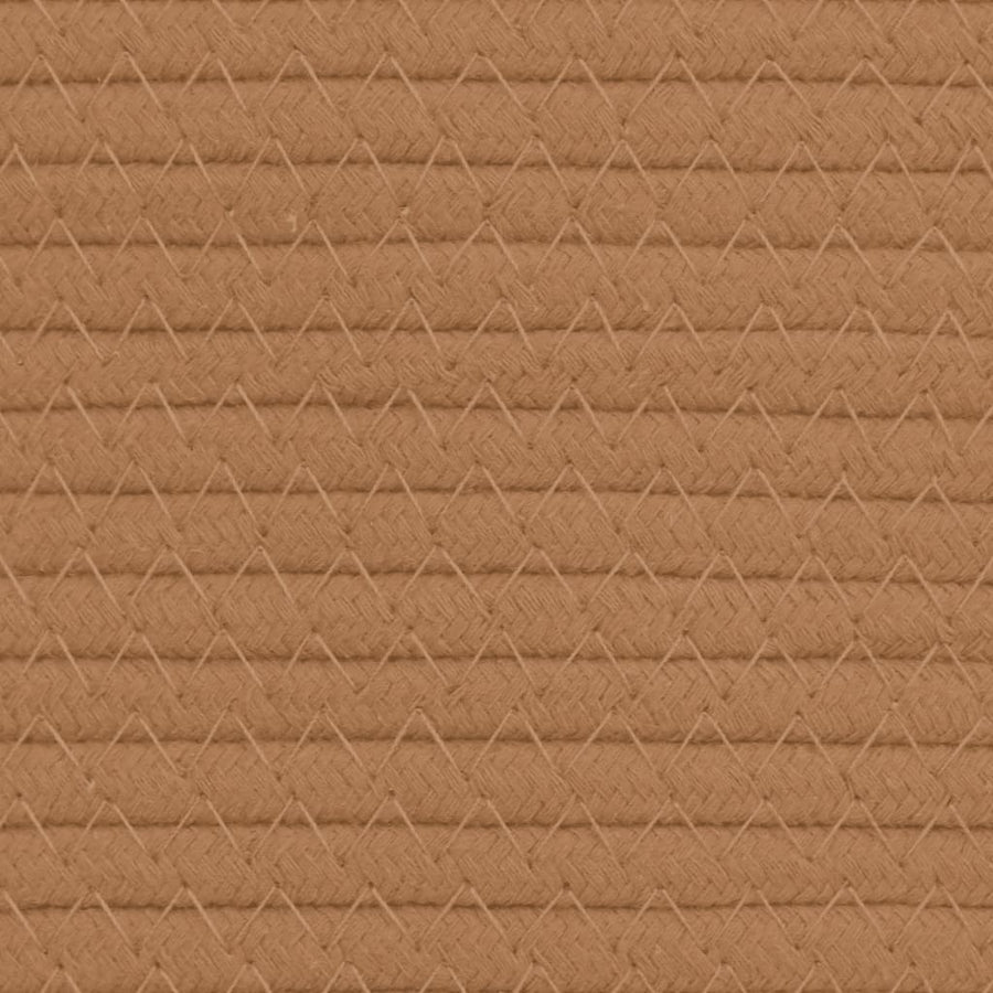 Opbergmand Ø 40X35 Cm Katoen Bruin