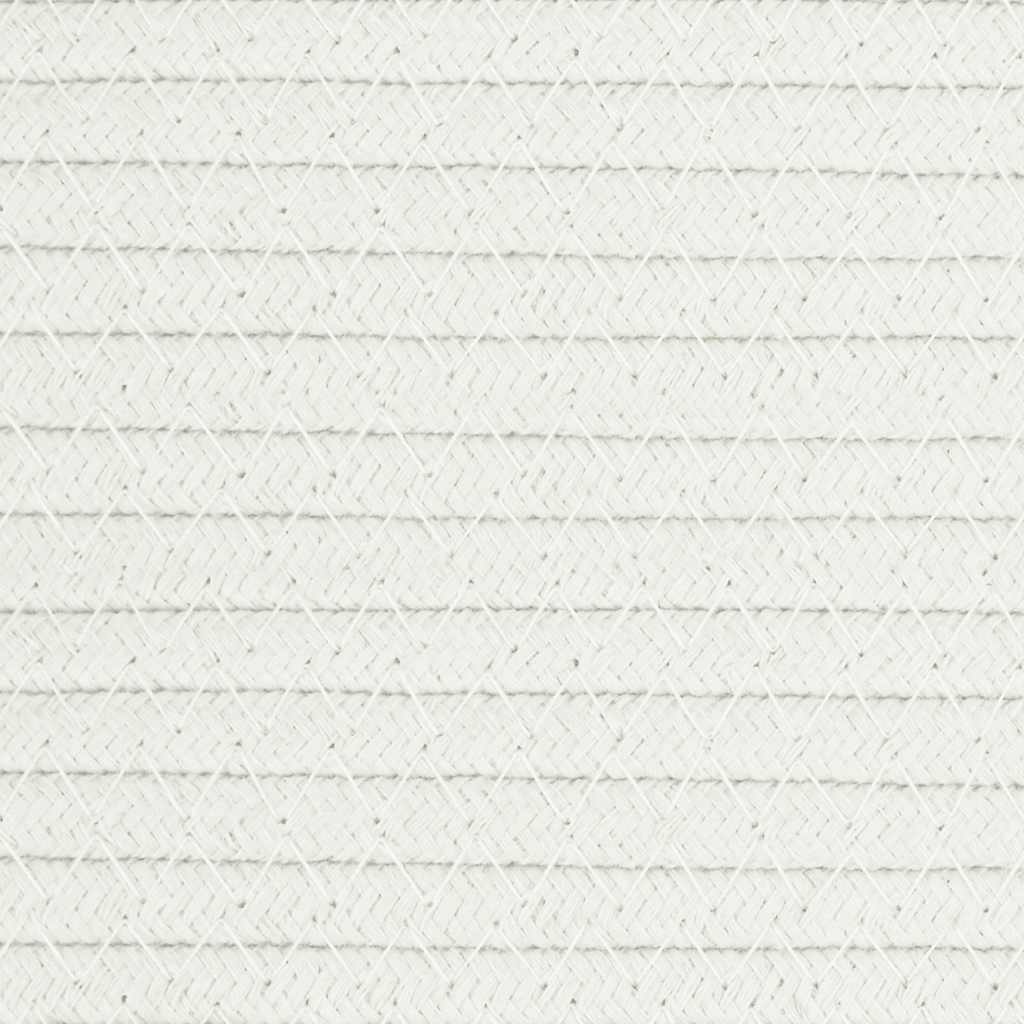Opbergmand Ø 40x35 cm katoen wit