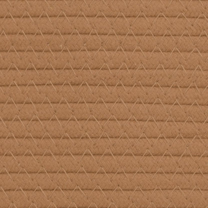 Opbergmand Ø 40X35 Cm Katoen Bruin En Wit