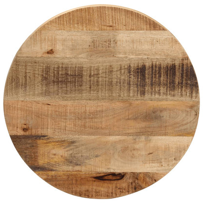 Tafelblad Rond Ø 50X3,8 Cm Massief Ruw Mangohout Ruw Mangohout (Naturel) 38 mm 50 cm
