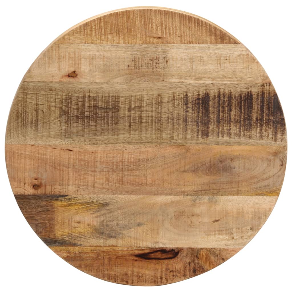 Tafelblad Rond Ø 60X3,8 Cm Massief Ruw Mangohout