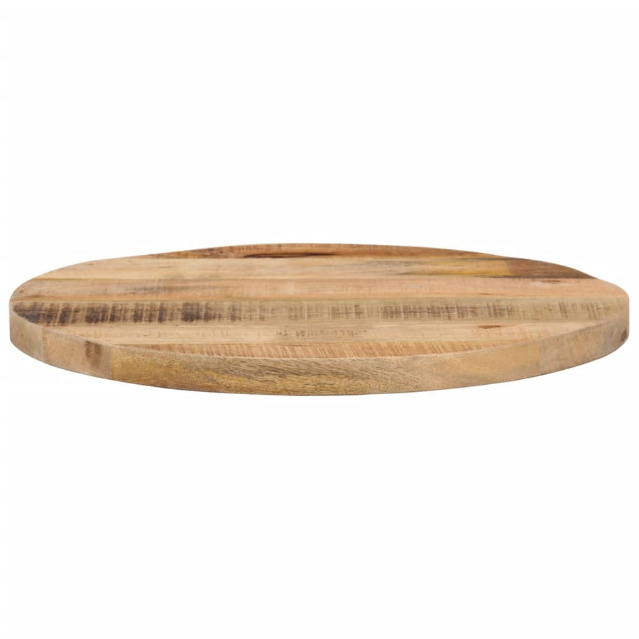 Tafelblad Rond Ø 60X3,8 Cm Massief Ruw Mangohout