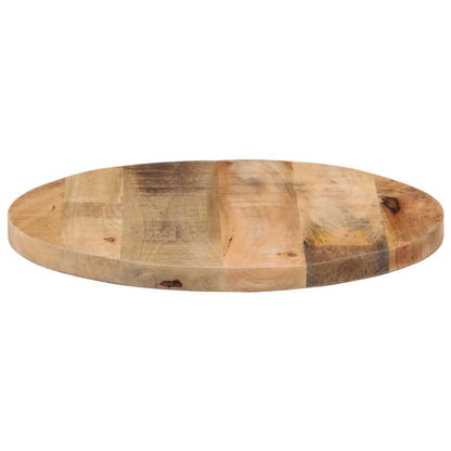 Tafelblad Rond Ø 60X3,8 Cm Massief Ruw Mangohout
