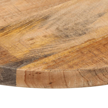 Tafelblad Rond Ø 60X3,8 Cm Massief Ruw Mangohout