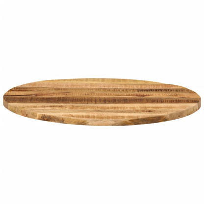 Tafelblad Rond Ø 70X3,8 Cm Massief Ruw Mangohout