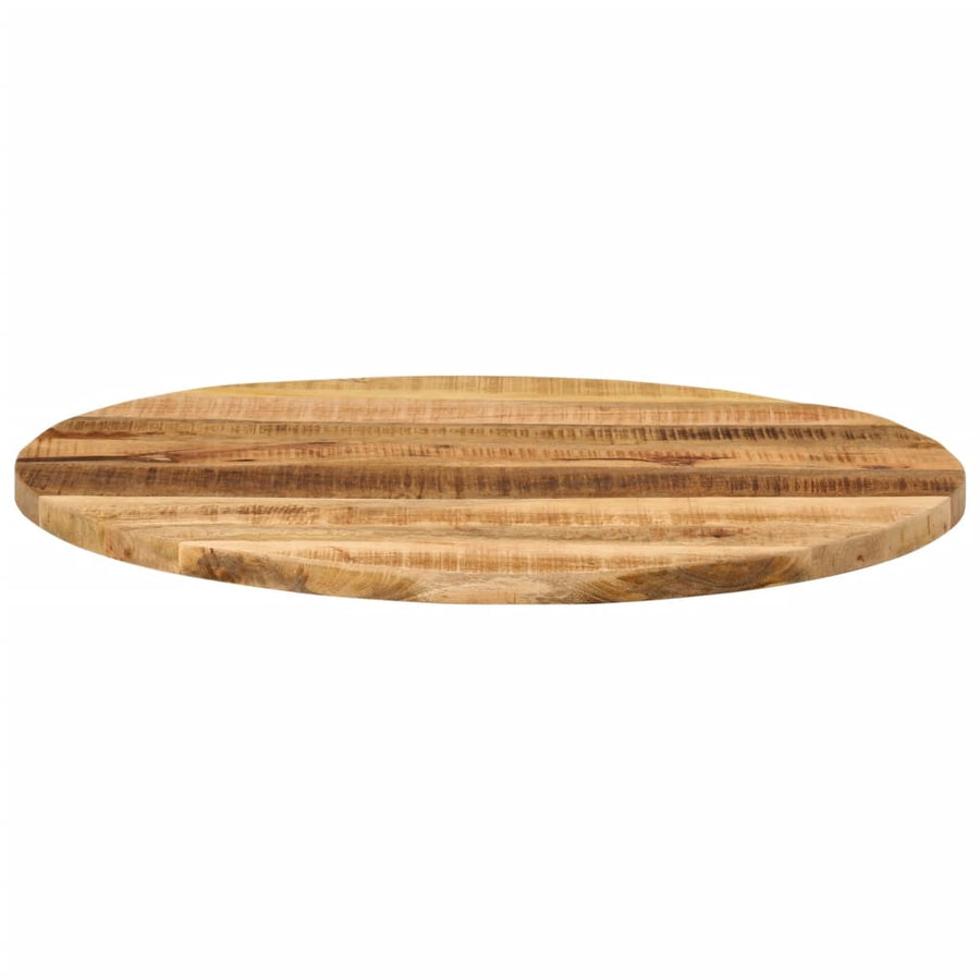Tafelblad Rond Ø 70X3,8 Cm Massief Ruw Mangohout