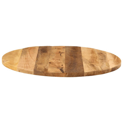 Tafelblad Rond Ø 70X3,8 Cm Massief Ruw Mangohout