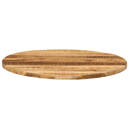Tafelblad Rond Ø 80X3,8 Cm Massief Ruw Mangohout
