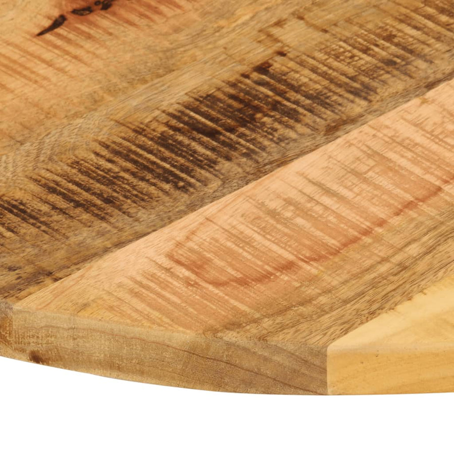 Tafelblad Rond Ø 80X3,8 Cm Massief Ruw Mangohout