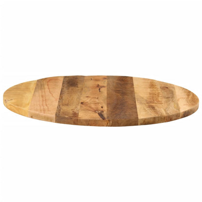 Tafelblad Rond Ø 90X2,5 Cm Massief Ruw Mangohout