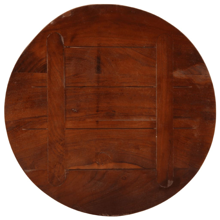 Tafelblad rond Ø 40x2,5 cm massief gerecycled hout